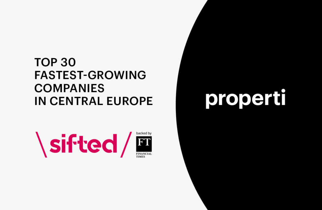 properti zählt zu den Top 30 der am schnellsten wachsenden Startups in Zentral Europa