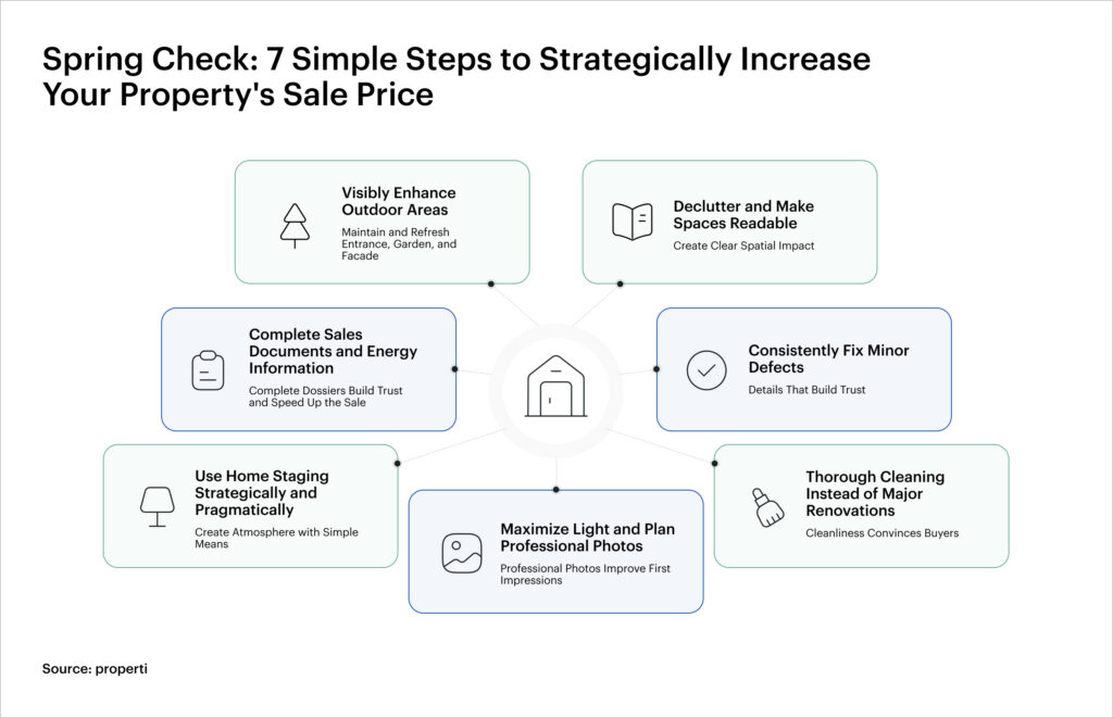 Spring check: 7 simple measures to increase the sales price of your property in a targeted manner