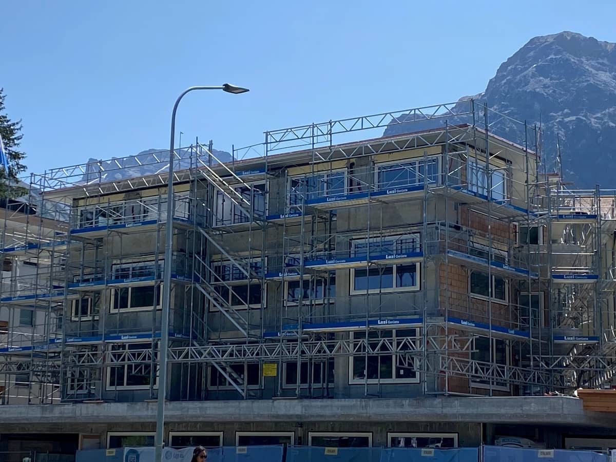 Arosa_Akuteller Stand Baustelle